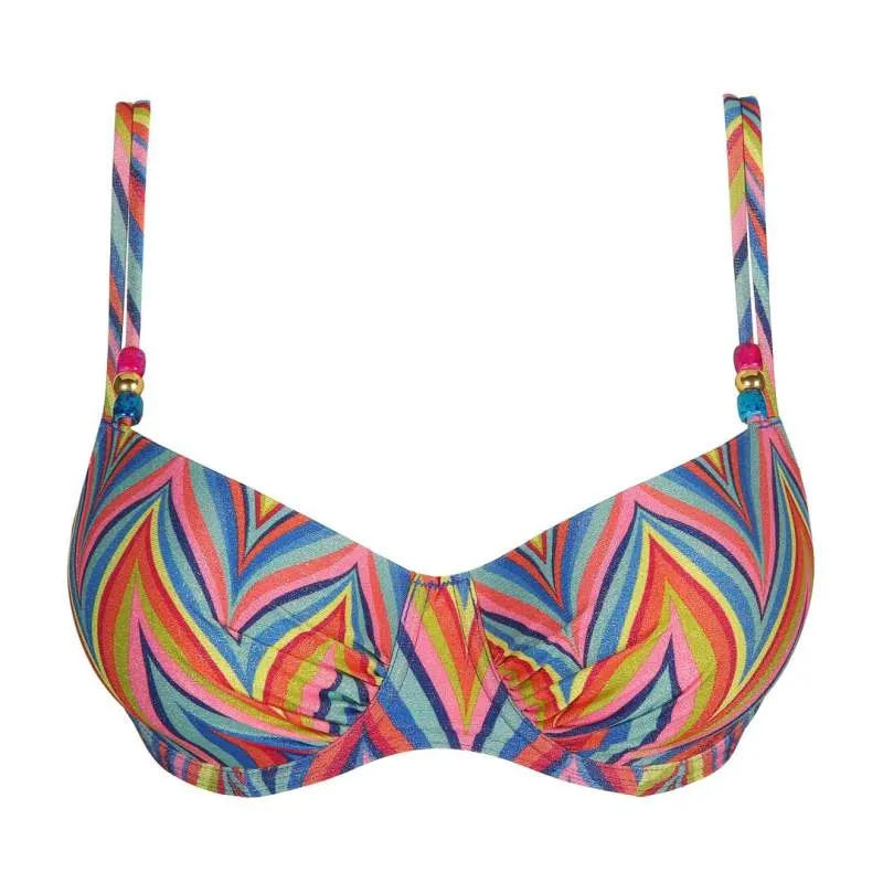 Padded Printed Bikini- Unas1 Primadonna Discount- Bikini plus size padded       Brussel, Antwerpen, Gent