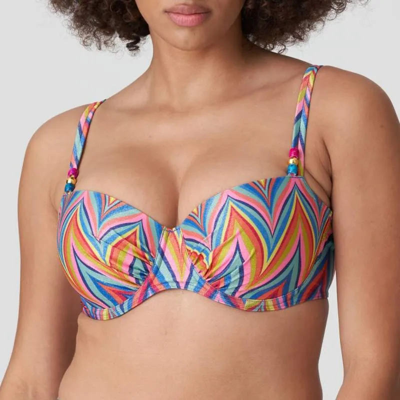 Padded Printed Bikini- Unas1 Primadonna Discount- Bikini plus size padded       Brussel, Antwerpen, Gent