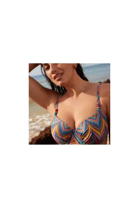 Padded Printed Bikini- Unas1 Primadonna Discount- Bikini plus size padded       Brussel, Antwerpen, Gent