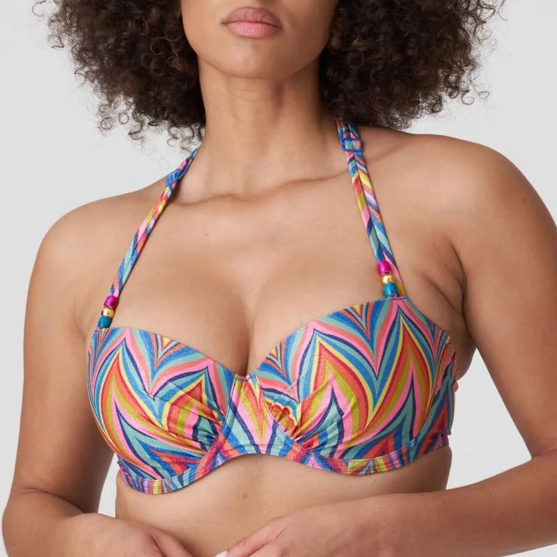 Padded Printed Bikini- Unas1 Primadonna Discount- Bikini plus size padded       Brussel, Antwerpen, Gent