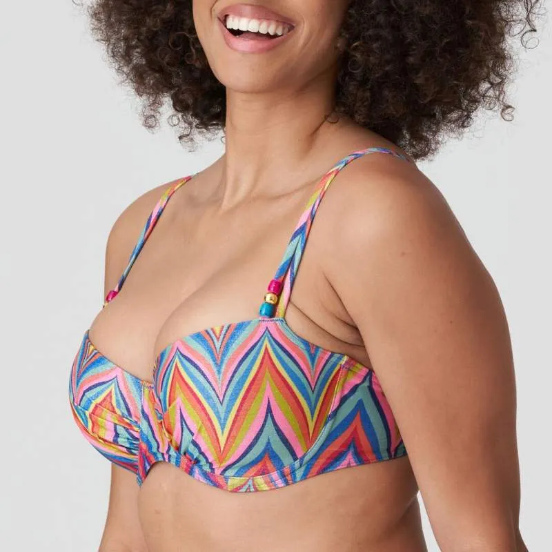 Padded Printed Bikini- Unas1 Primadonna Discount- Bikini plus size padded       Brussel, Antwerpen, Gent