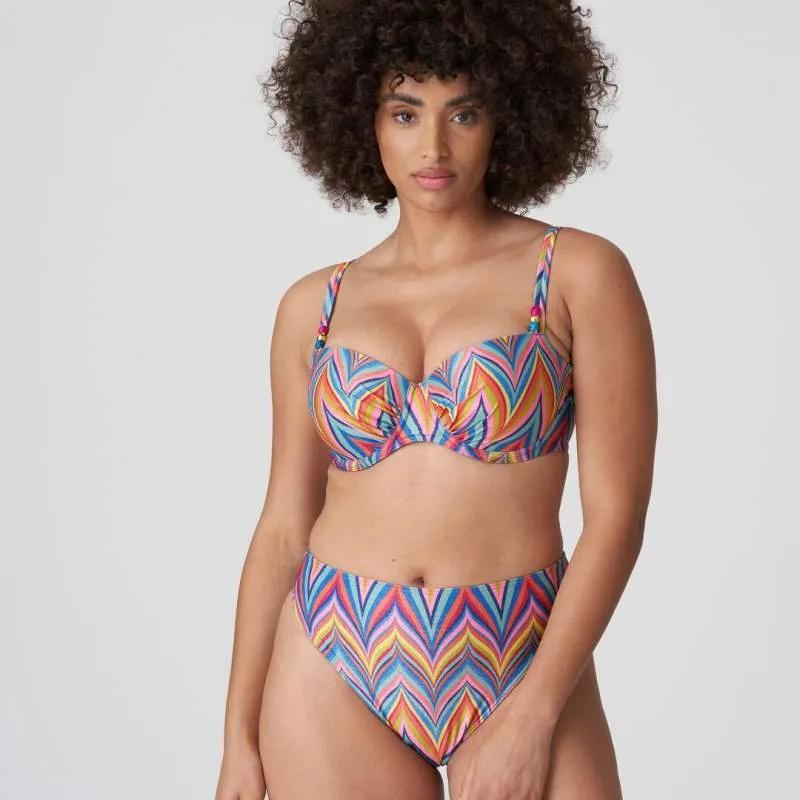 Padded Printed Bikini- Unas1 Primadonna Discount- Bikini plus size padded       Brussel, Antwerpen, Gent