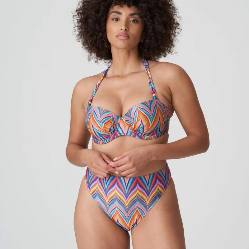 Padded Printed Bikini- Unas1 Primadonna Discount- Bikini plus size padded       Brussel, Antwerpen, Gent