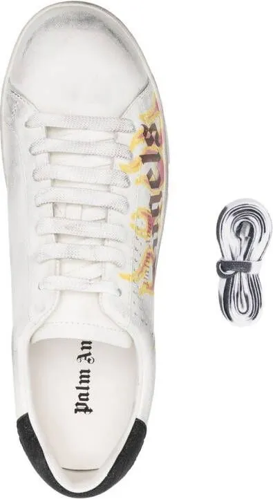 Palm Angels Spray Paint low-top sneakers White