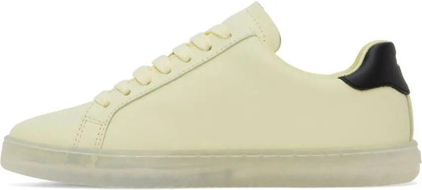 Palm Angels Yellow Palm One Sketchy Logo Sneakers