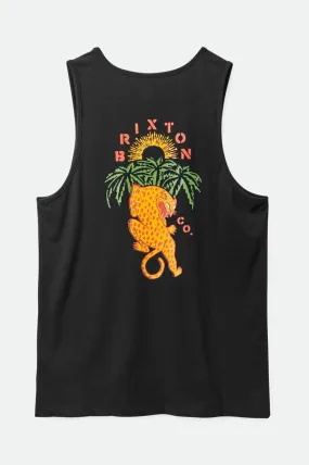 Palm Jaguar Tank Top - Black