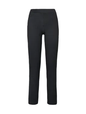 Pantalone in maglia di cotone - Nero