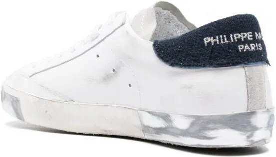 Philippe Model Paris PRSX leather low-top sneakers White