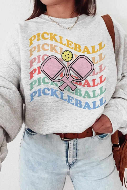 Pickleball Graphic Sweatshirt