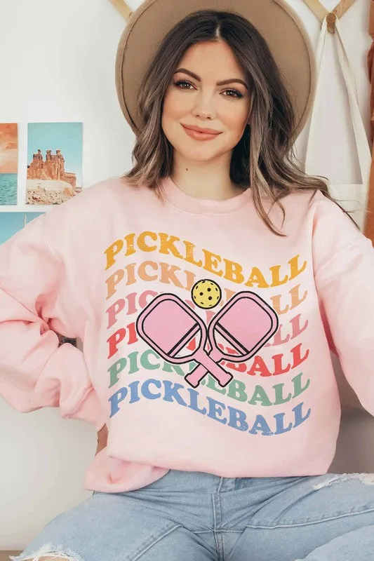 Pickleball Graphic Sweatshirt