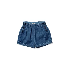 Pippi short- Medium denim