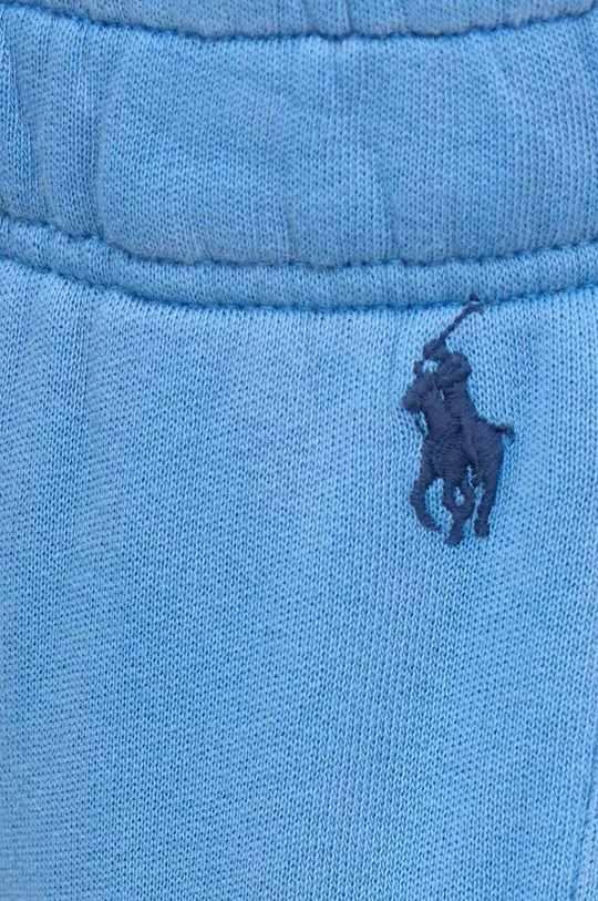 Polo Ralph Lauren cotton joggers blue color smooth 211935585