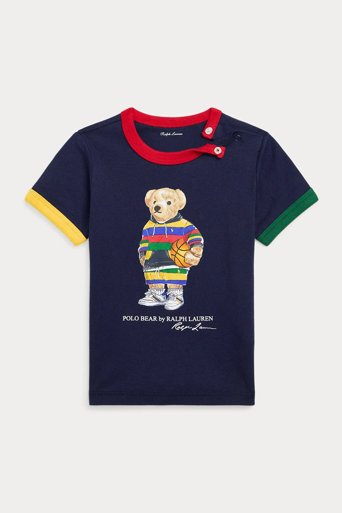 Polo Ralph Lauren Kids 12-18 Aylk Erkek Bebek Polo Bear T-shirt