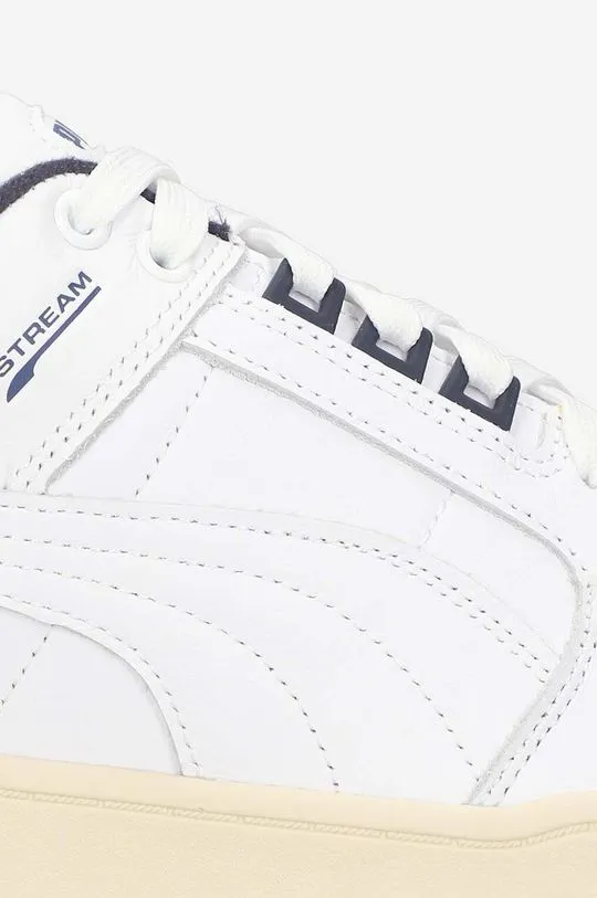 Puma leather sneakers Slipstream Lo Retro white color