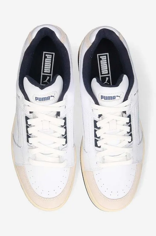 Puma leather sneakers Slipstream Lo Retro white color