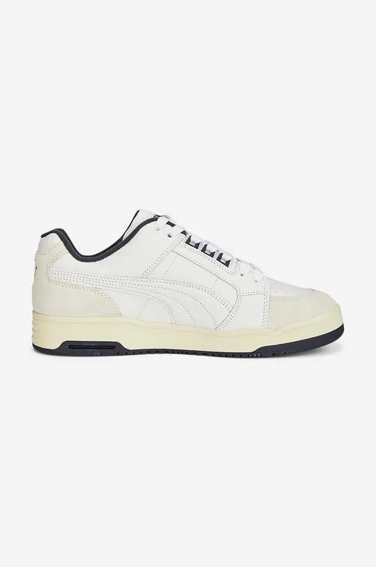 Puma leather sneakers Slipstream Lo Retro white color