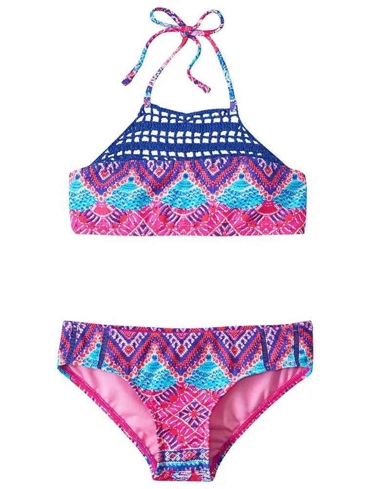     RAISINS JRS  Blooming Lotus Bikini Set    