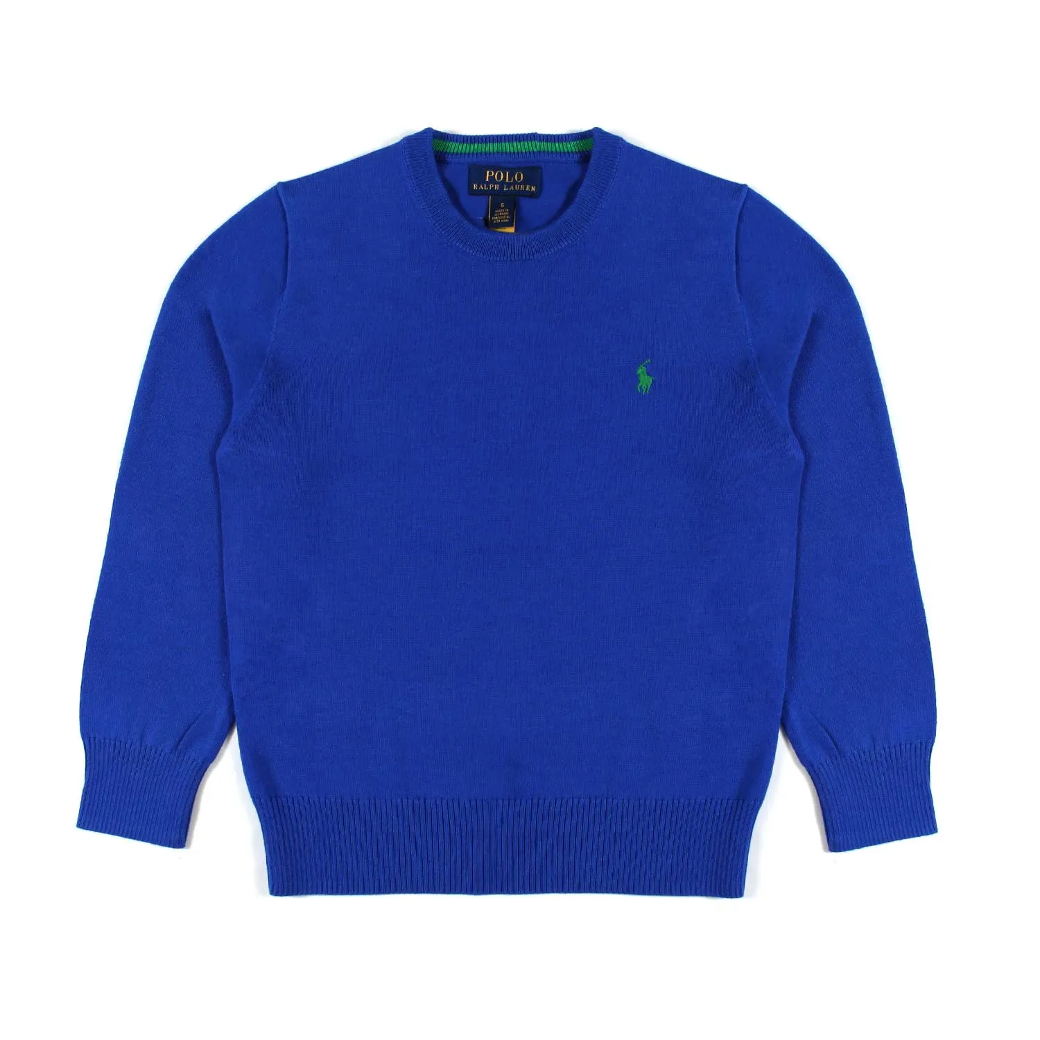 Ralph Lauren Royal Blue Pullover For Kids And Teens