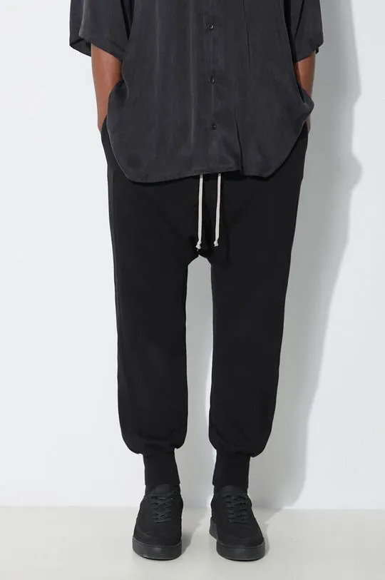 Rick Owens joggers black color smooth DU01D1395.RIG.09