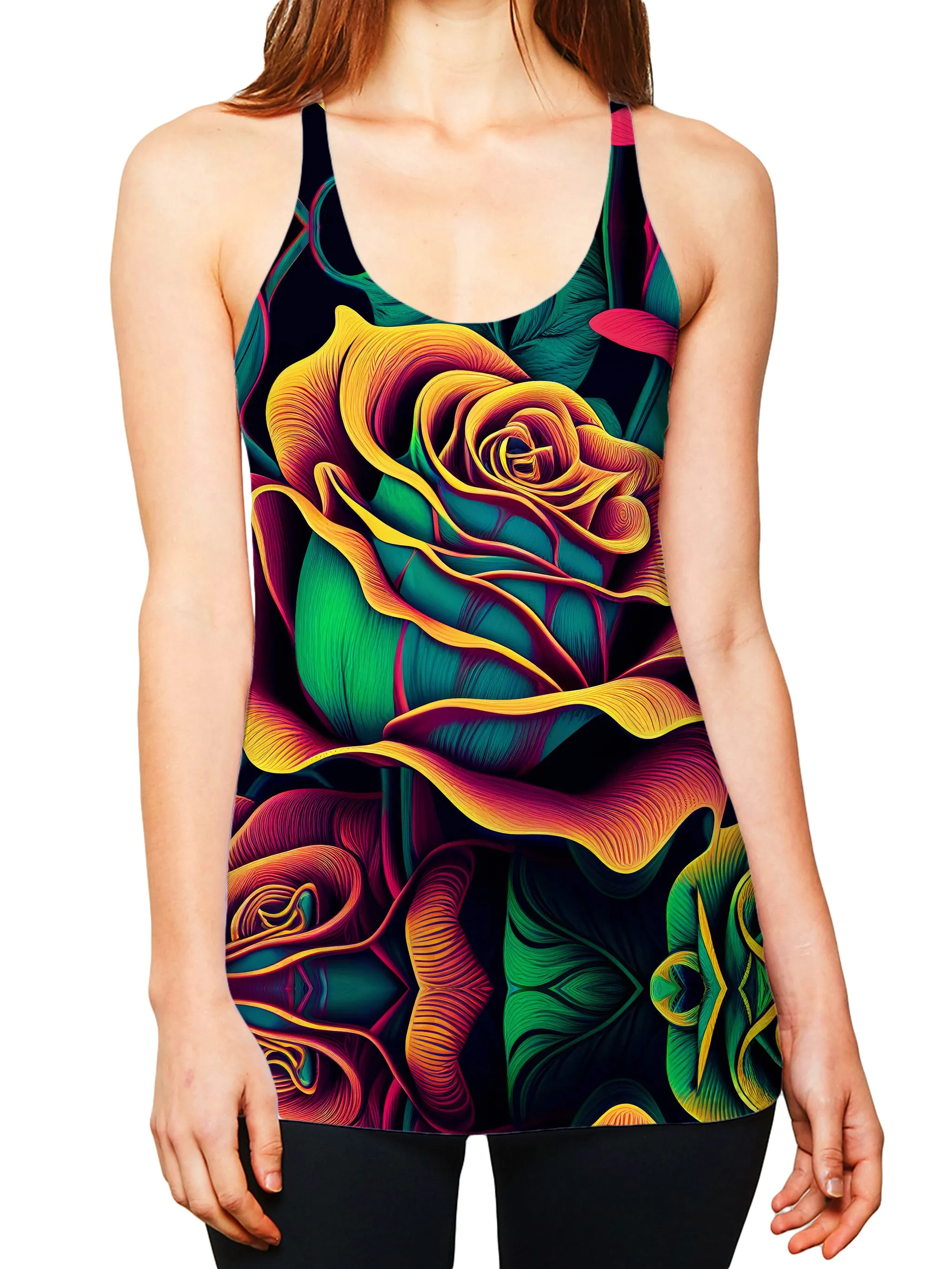 Rosebud Women's Tank and Leggings Combo