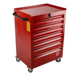 RS PRO 7 Drawer Steel Wheeled Tool Chest