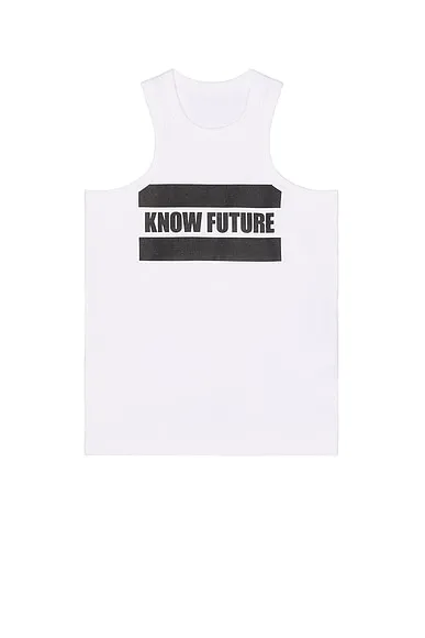 Sacai Know Future Tank Top -        