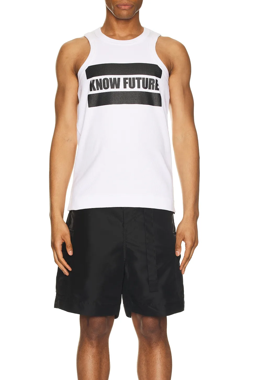 Sacai Know Future Tank Top -        