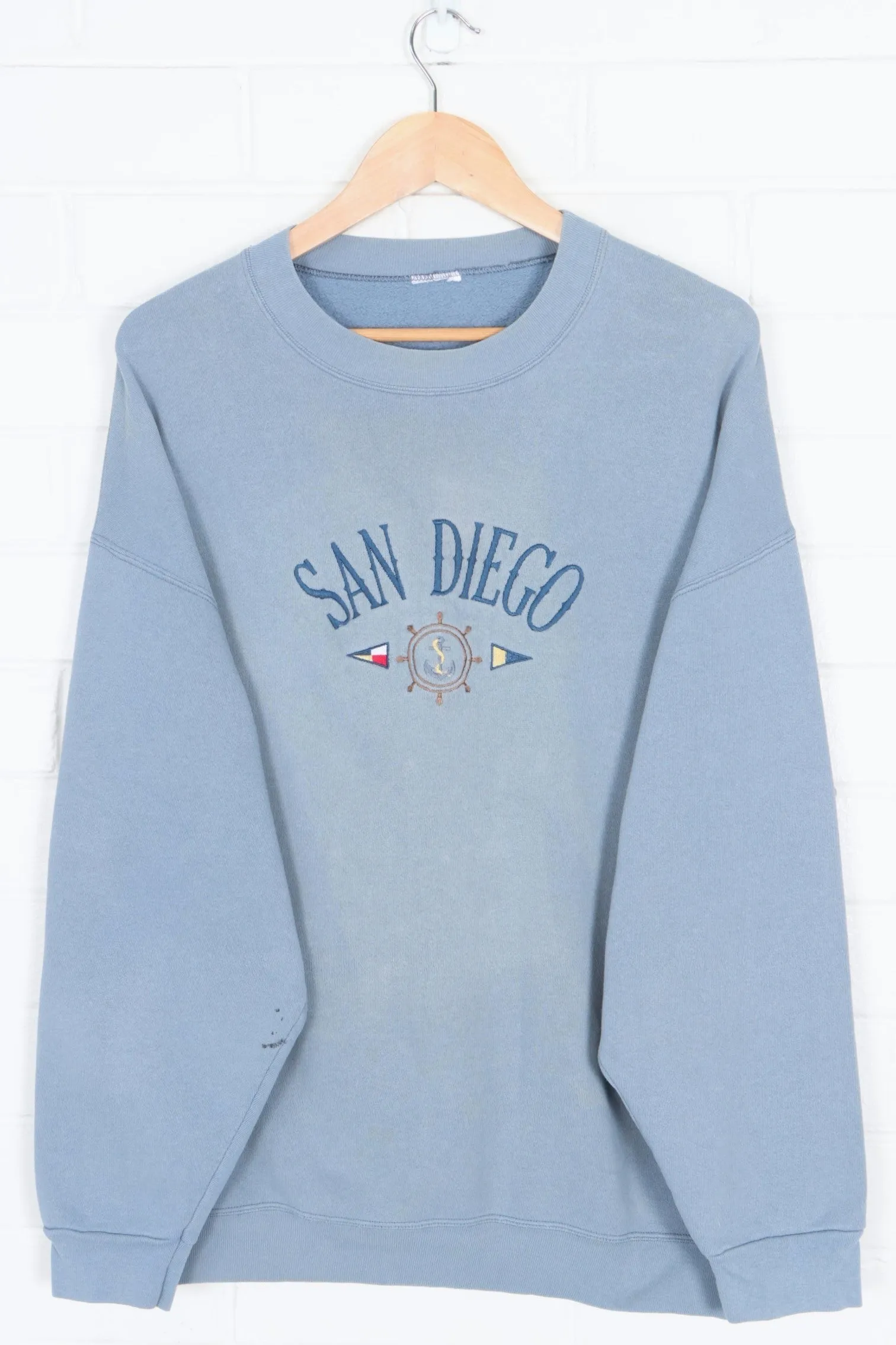 San Diego Embroidered Nautical Sweatshirt (XL)