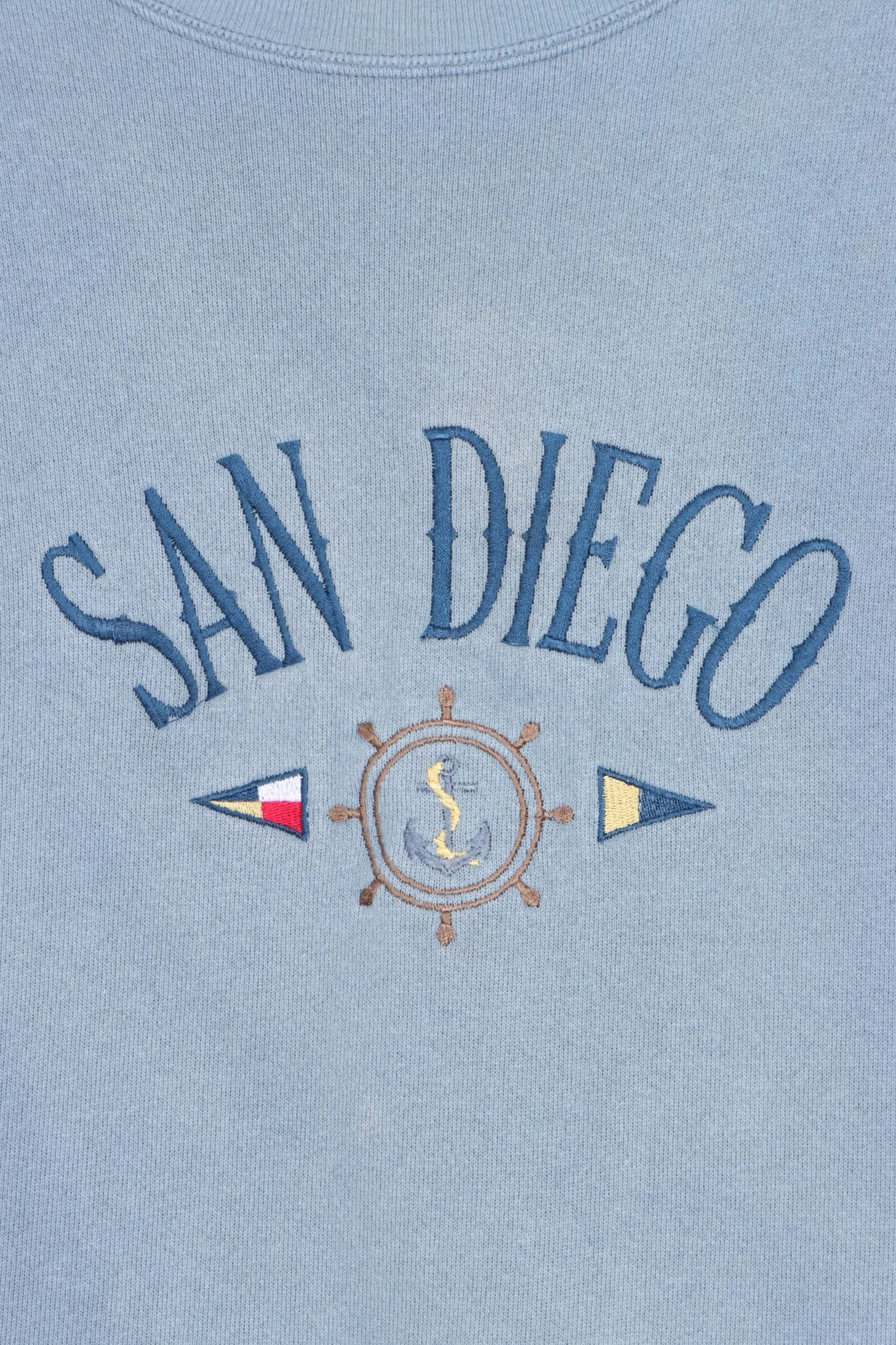 San Diego Embroidered Nautical Sweatshirt (XL)