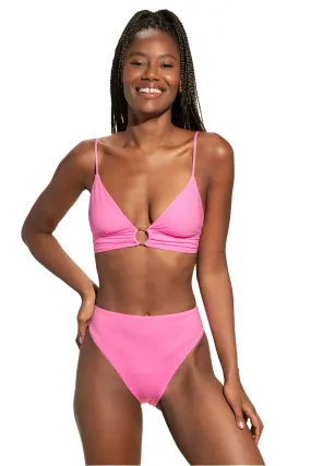 Shine Reversible Triangle Bikini Top