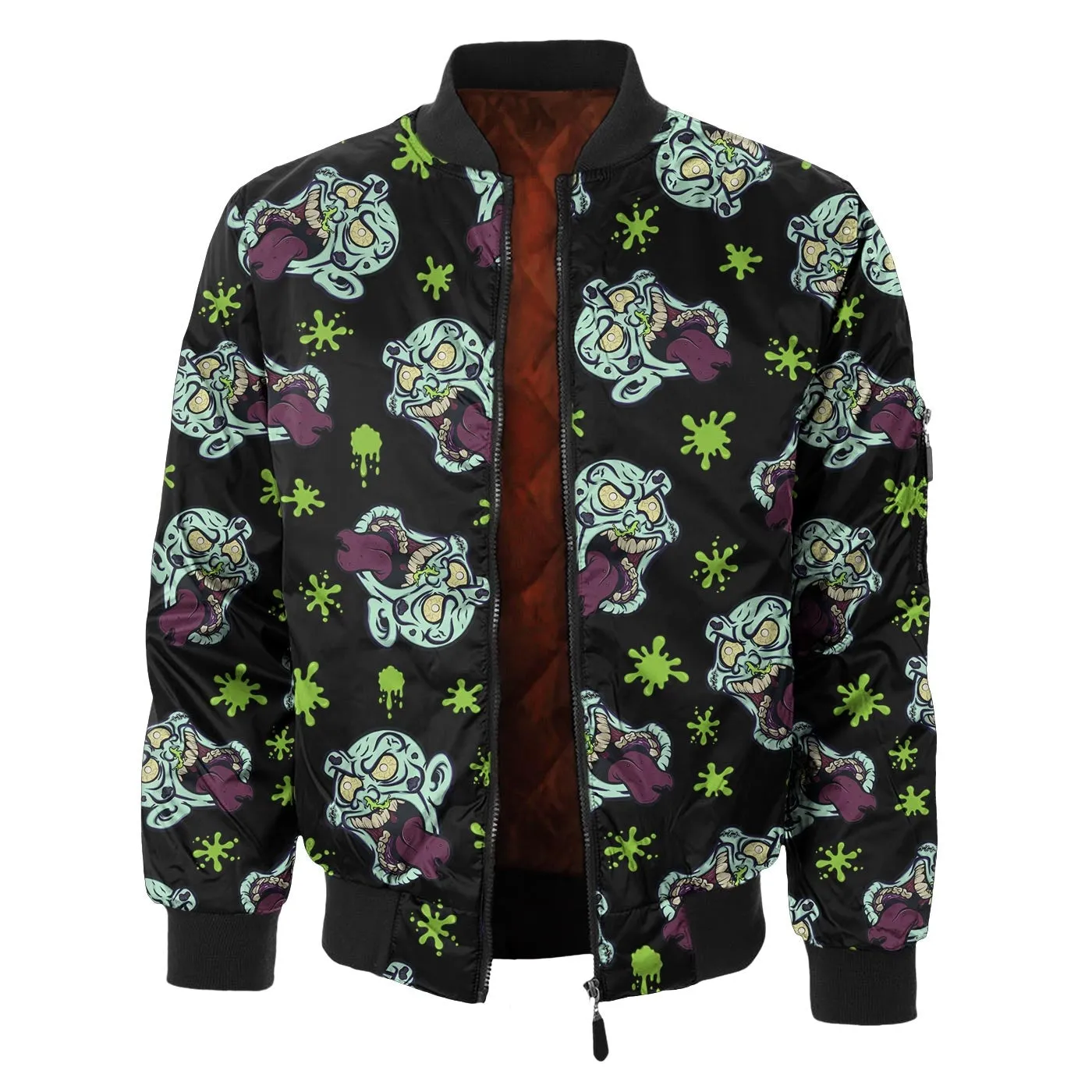 Silly Zombie Bomber Jacket