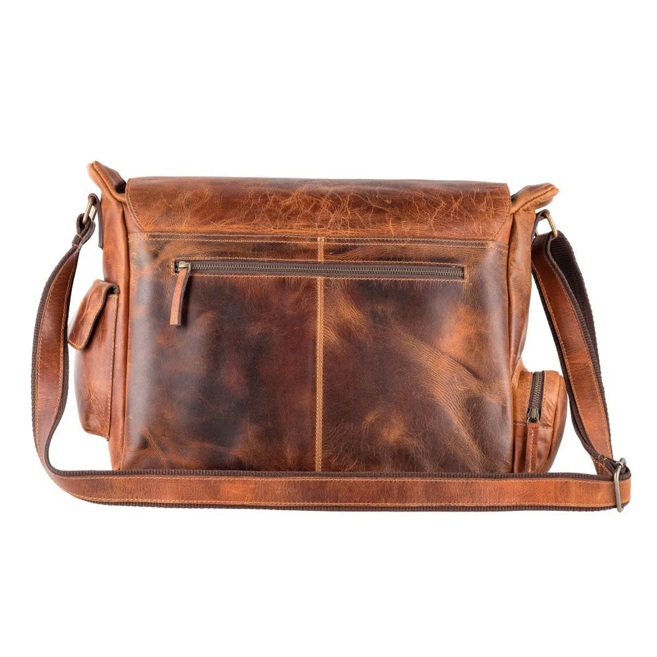 Sixtease Amalfi Leather Messenger Bag