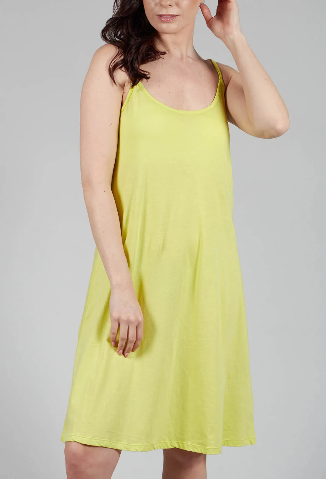 Slip Dress in Lime