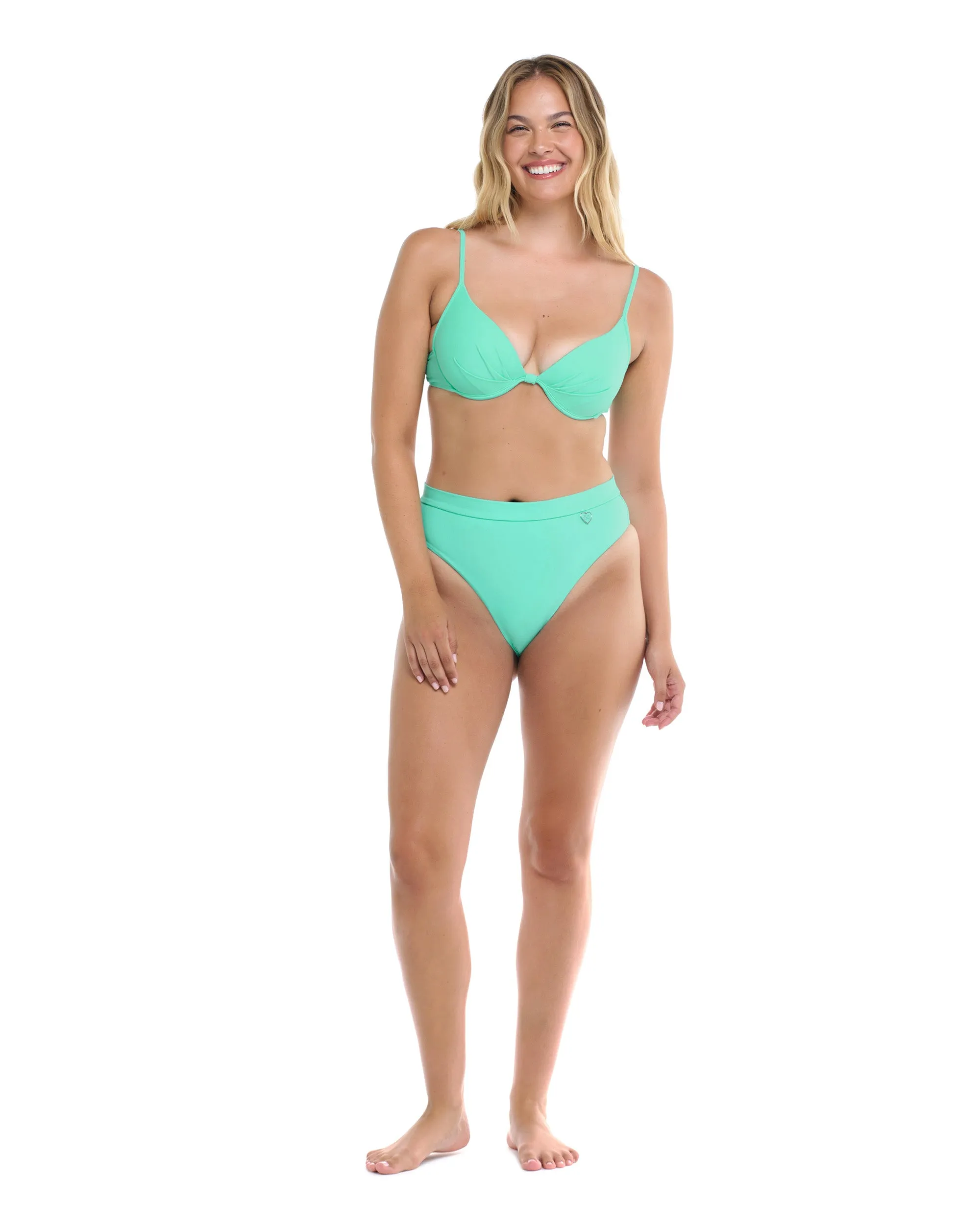 Smoothies Greta Bikini Top - Sea Mist