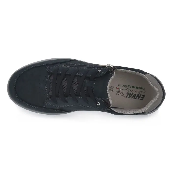 SNEAKERS ENVAL UOMO NABUK GUM BLU 5708200