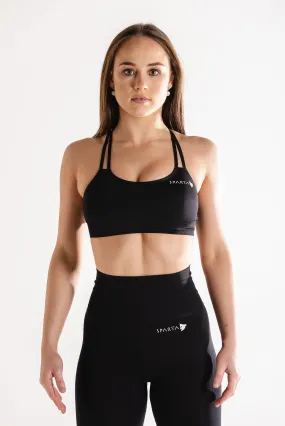 Sparta Ultra Seamless Sports Bra - Black