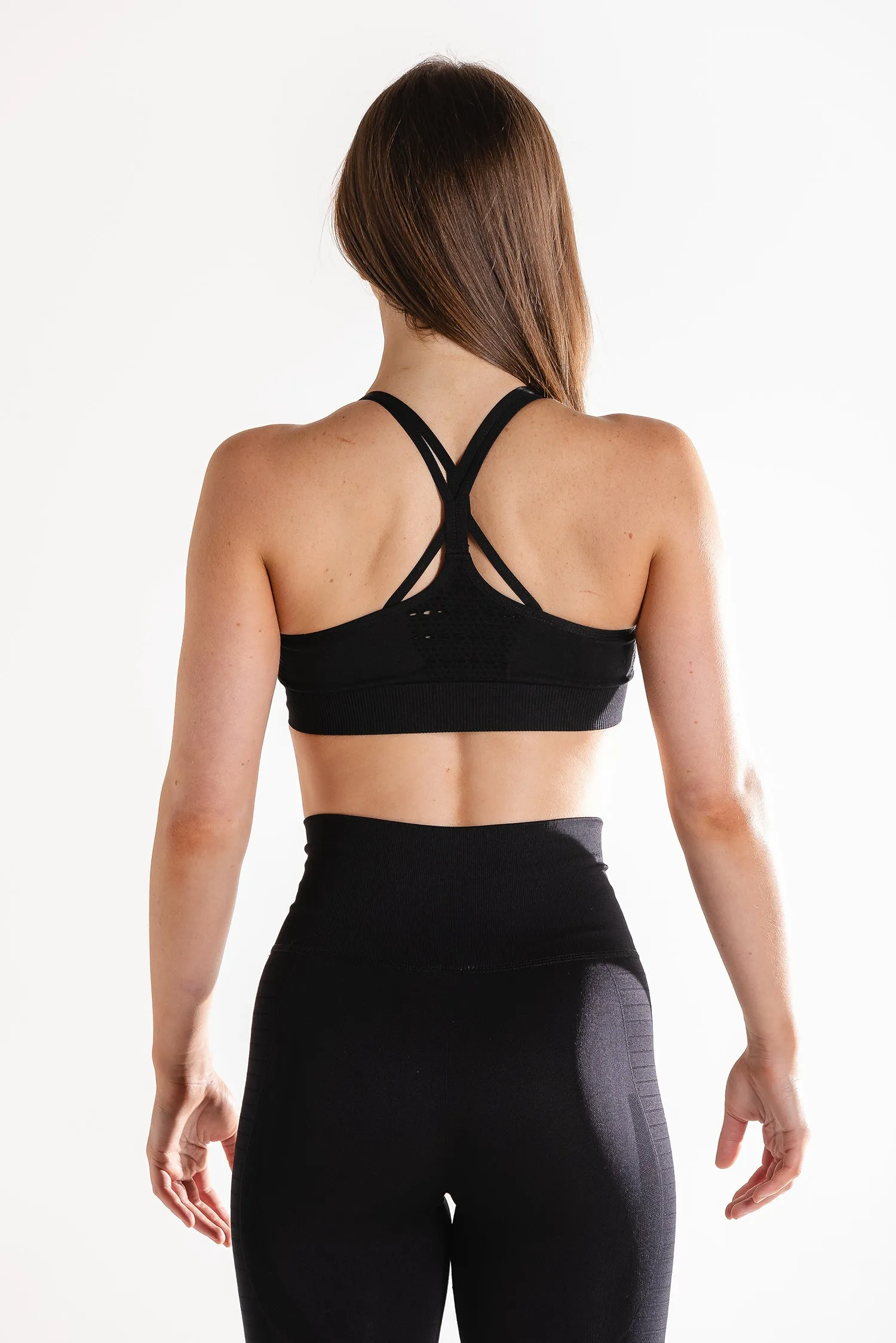 Sparta Ultra Seamless Sports Bra - Black