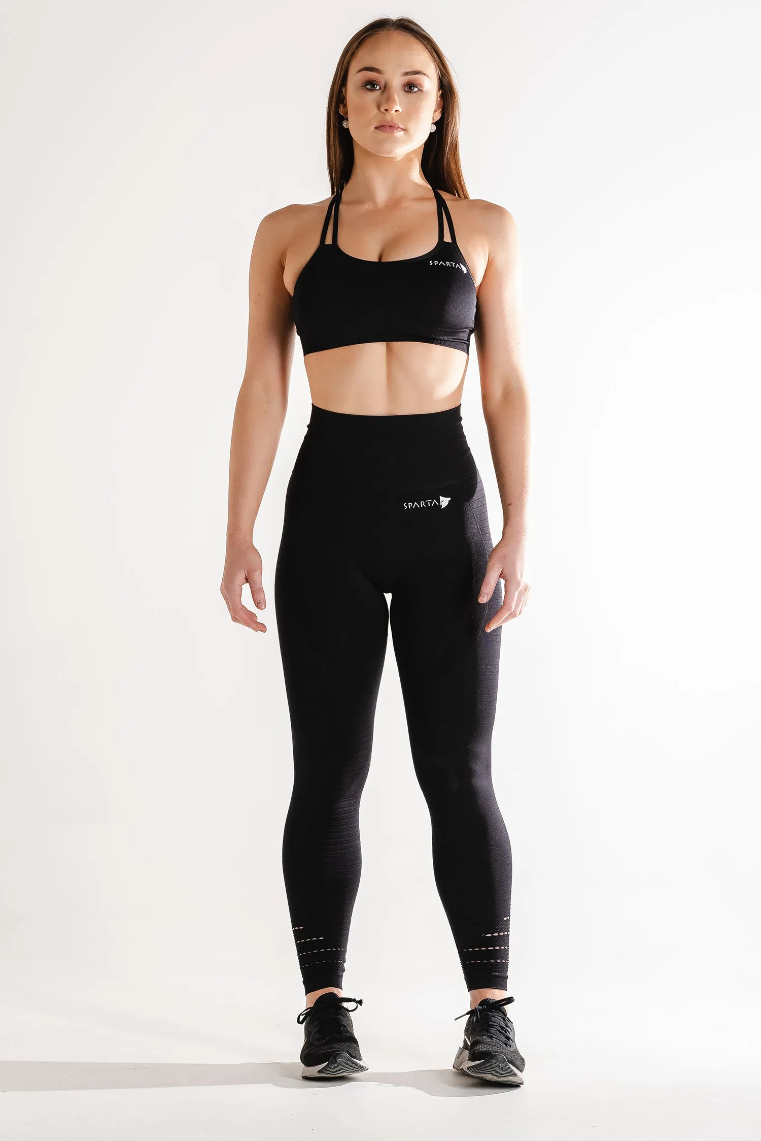 Sparta Ultra Seamless Sports Bra - Black