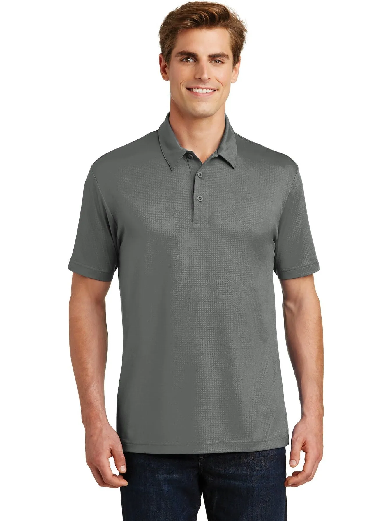 Sport-Tek Embossed Posicharge Tough Polo