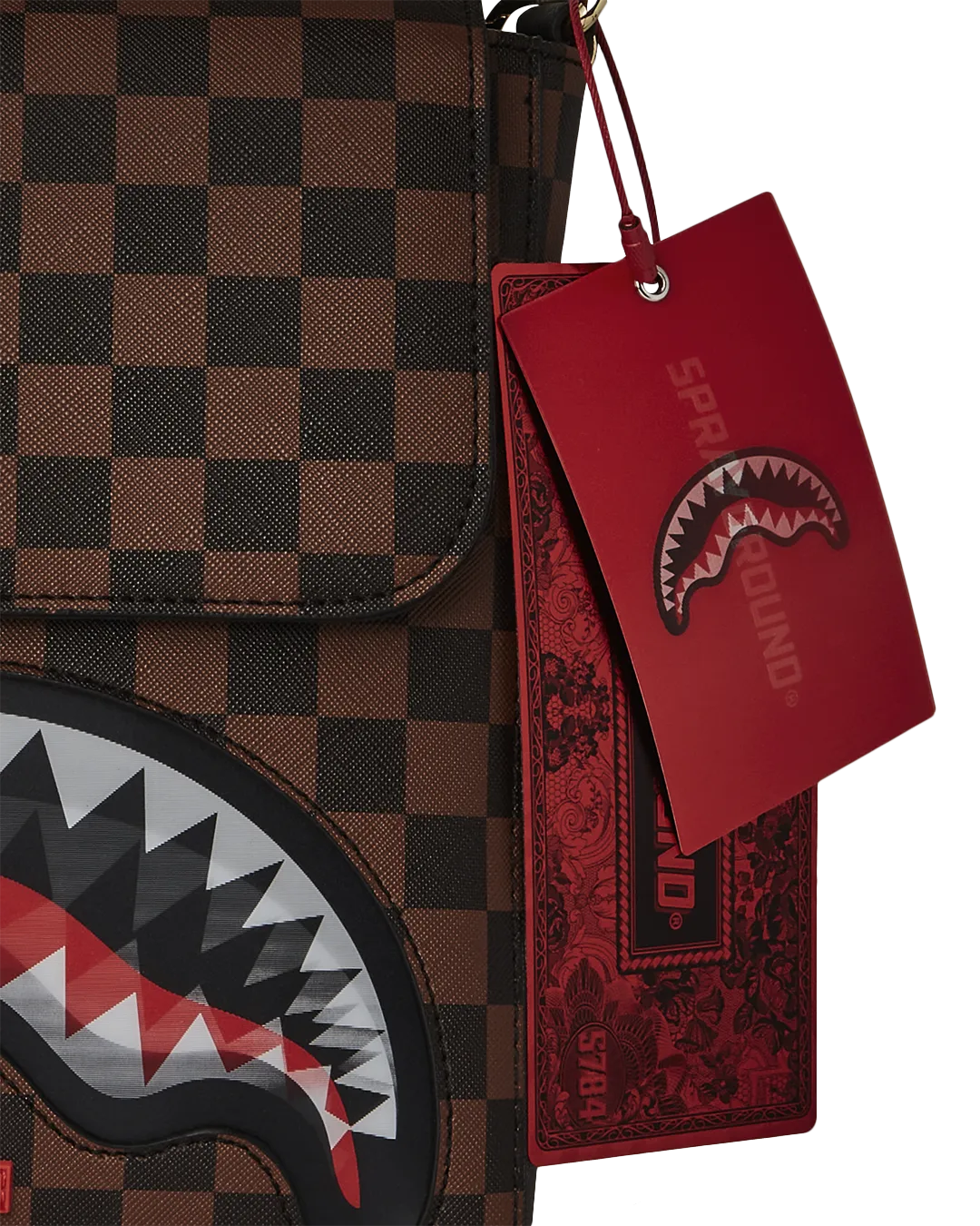 Sprayground - Sharks in Paris Lenticular Chomp Messenger Sling