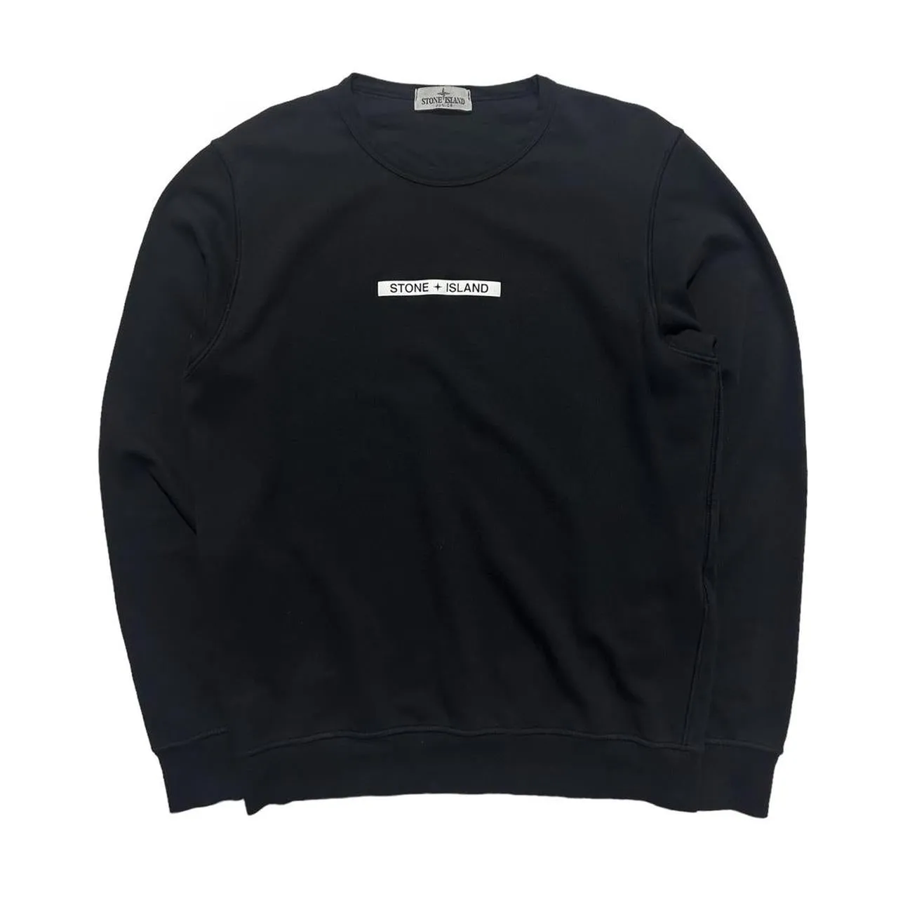 Stone Island Front Logo Pullover Long Sleeve