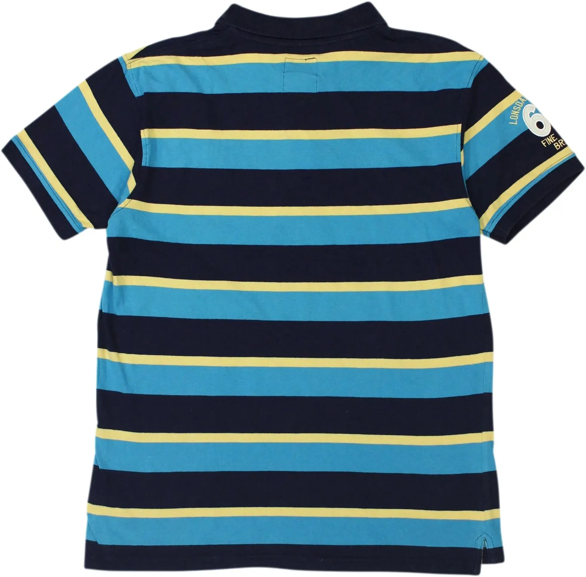 Striped Polo Shirt by Lonsdale | ThriftTale