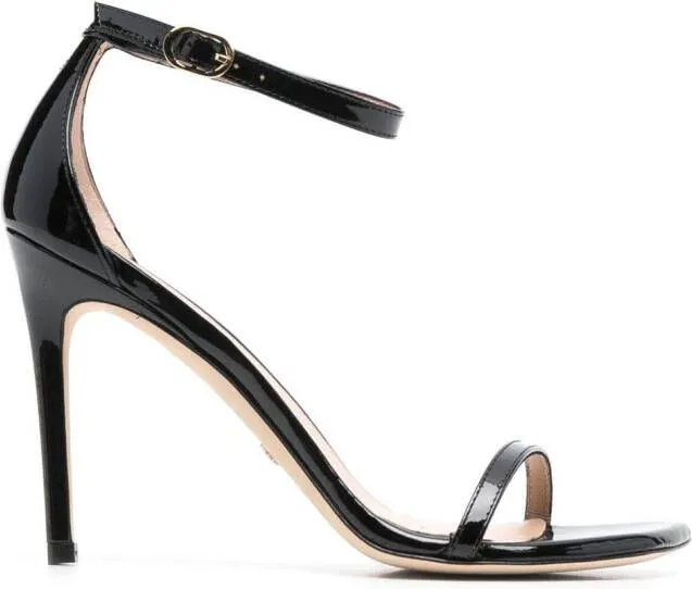 Stuart Weitzman Nudist Curve 105mm sandals Black