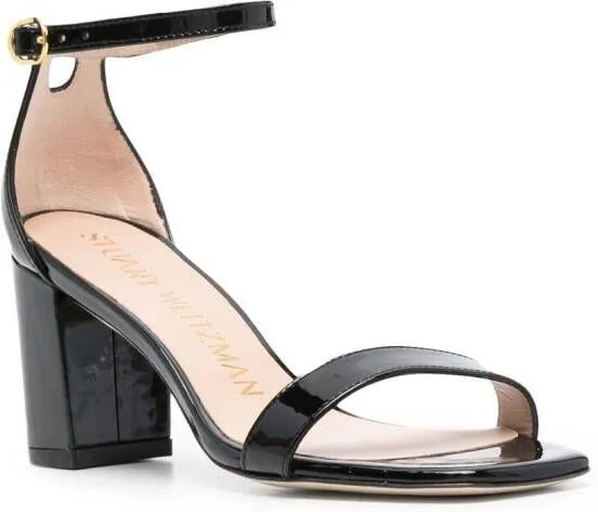 Stuart Weitzman Nunaked open-toe sandals Black