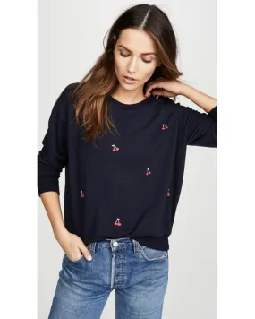 SUNDRY Cherries Basic Sweatshirt