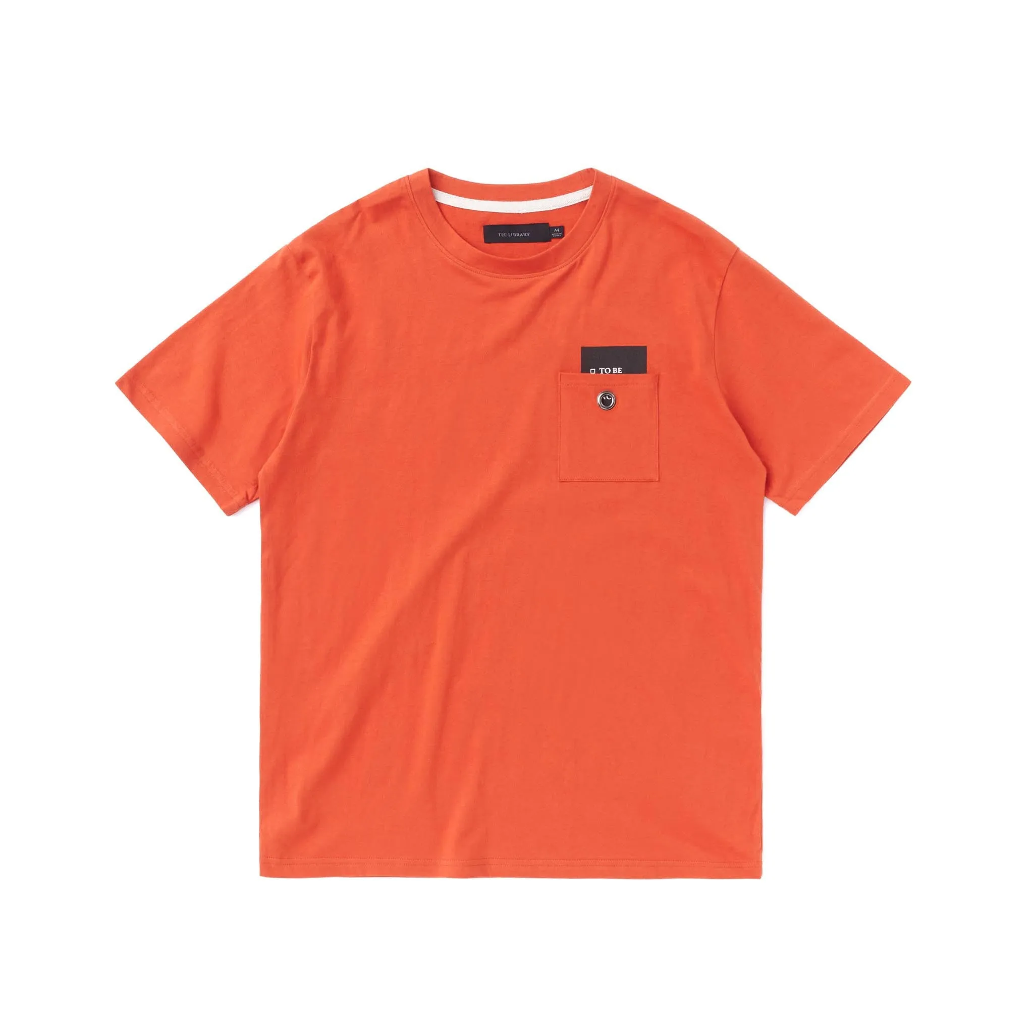 Tee Library OR Pocket Tee Orange