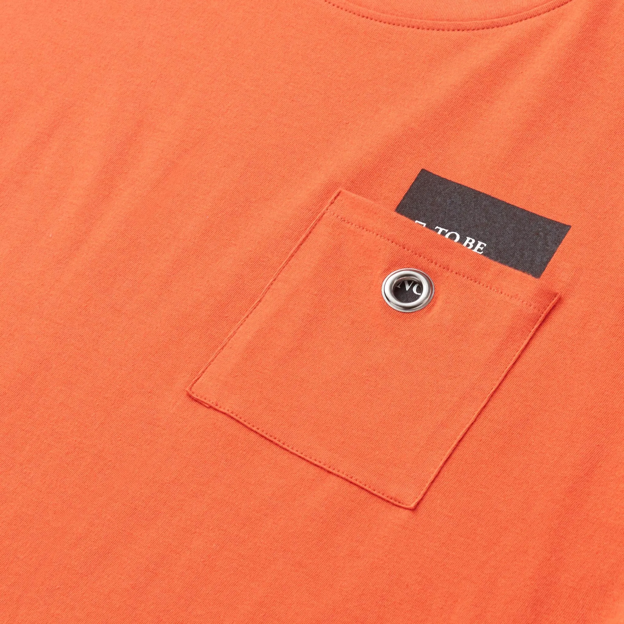 Tee Library OR Pocket Tee Orange