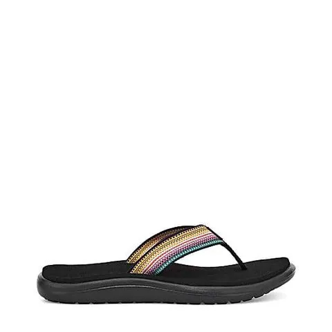 Teva Womens Voya Flip Sandals - Antiguous Black Multi