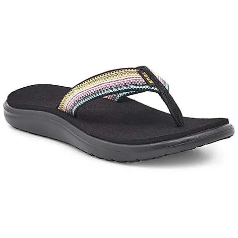 Teva Womens Voya Flip Sandals - Antiguous Black Multi