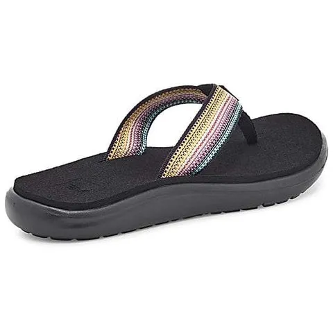 Teva Womens Voya Flip Sandals - Antiguous Black Multi